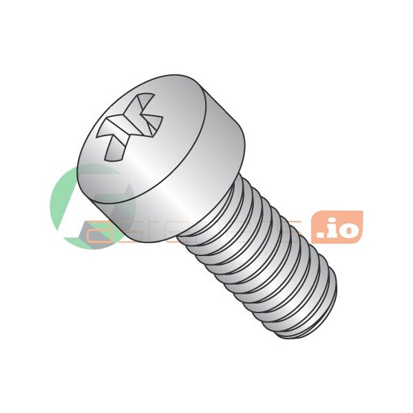 Newport Fasteners #2-56 x 1/4 in Phillips Fillister Machine Screw, Plain 18-8 Stainless Steel, 5000 PK 774581 - main